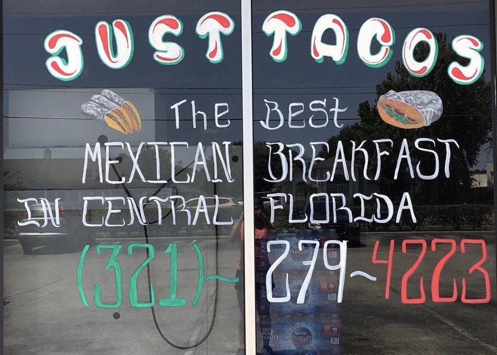 JUST TACOS 1165 East Plant St, Winter Garden, Florida Mexican