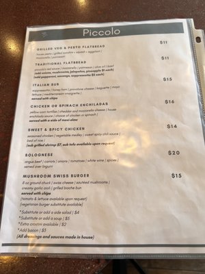 Menu photo 2 Piccolo Wine Room Cincinnati, OH Menu photo 2 Piccolo Wine Room Cincinnati, OH