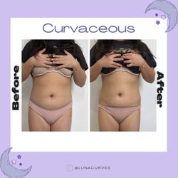 Luna Curves - Results from our 60 minute Curvaceous service!