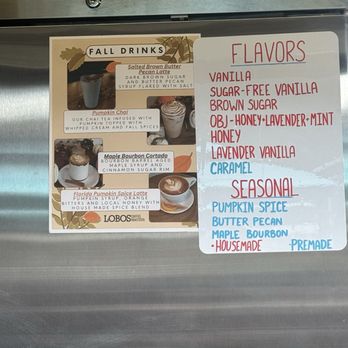A La Cart - SoDo - Lobos Coffee menu - Beer Bar Near Me - Orlando, Florida