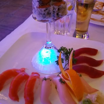New Kanda - Tri color sushi with a spicy salmon roll - Sushi Bars Near Me - Levittown, New York New Kanda - Tri color sushi with a spicy salmon roll - Sushi Bars Near Me - Levittown, New York