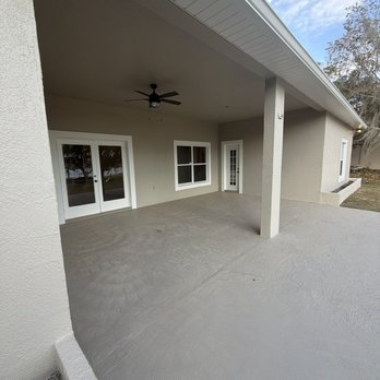 Family Painter - Family Painter repainted the back porch walls, ceiling, floor, and trim. Also installed new fans. - Painters Near Me