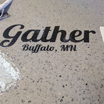 Gather - Logo on their table - American Near Me - Buffalo, Minnesota