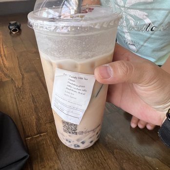 Bingsu Tea - Family milk tea close to $8. Taste like lychee - Bubble Tea Near Me - Sacramento, California