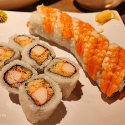 Sapporo Ichibang - Crunchy crab roll and Boston roll