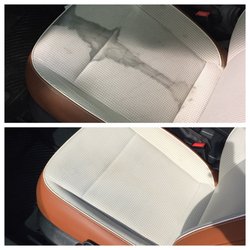 Auto Salon Car Detail - Fiat 500 seat