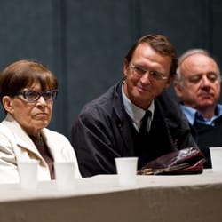 Teatro della Cooperativa - Franca Valeri (e Cochi Ponzoni) con Renato Sarti in occasione del convegno 'L'urlo del giullare'