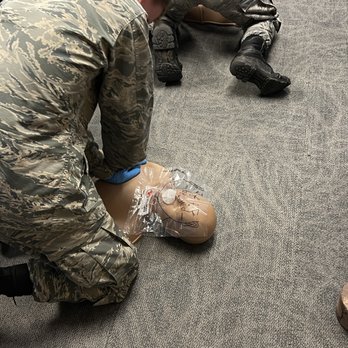 RSQ Training - Cadets from Civil Air Patrol working on their CPR certifications - CPR Classes Near Me