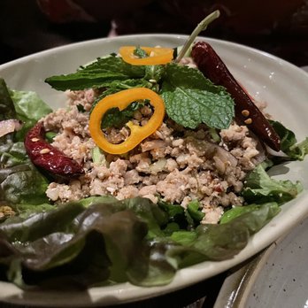 Up Thai - Larb Gai (Spicy Thai Chicken Salad) - Thai Near Me - New York, New York Up Thai - Larb Gai (Spicy Thai Chicken Salad) - Thai Near Me - New York, New York