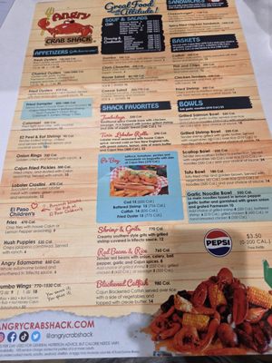 Menu photo 2 Angry Crab Shack El Paso, TX