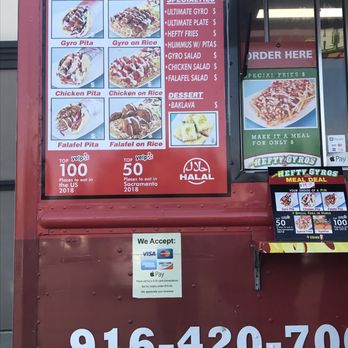 Hefty Gyros - Menu - Food Trucks Near Me