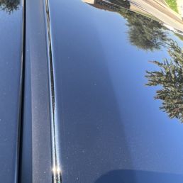 The glue residue from cars wrapping that was never properly removed The glue residue from cars wrapping that was never properly removed