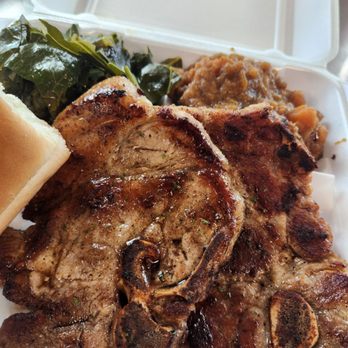 The Cajun Birdcage - Grilled pork chops - Food Trucks Near Me - Pflugerville, Texas