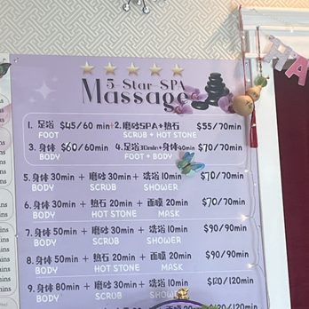 5 Star Spa Massage - Massage Near Me - Rosemead, California