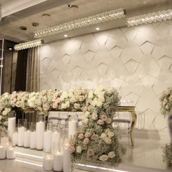 Cielo Banquet Hall - Mr and Mrs table at Cielo Banquet Hall in Sun valley.
