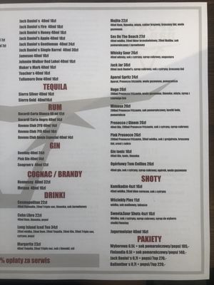 Menu photo 1 Sports Bar & BBQ Stargard, ZP