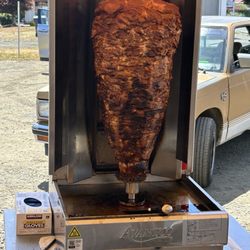 La Poblanita Mexican Food Truck - Adobada Spit