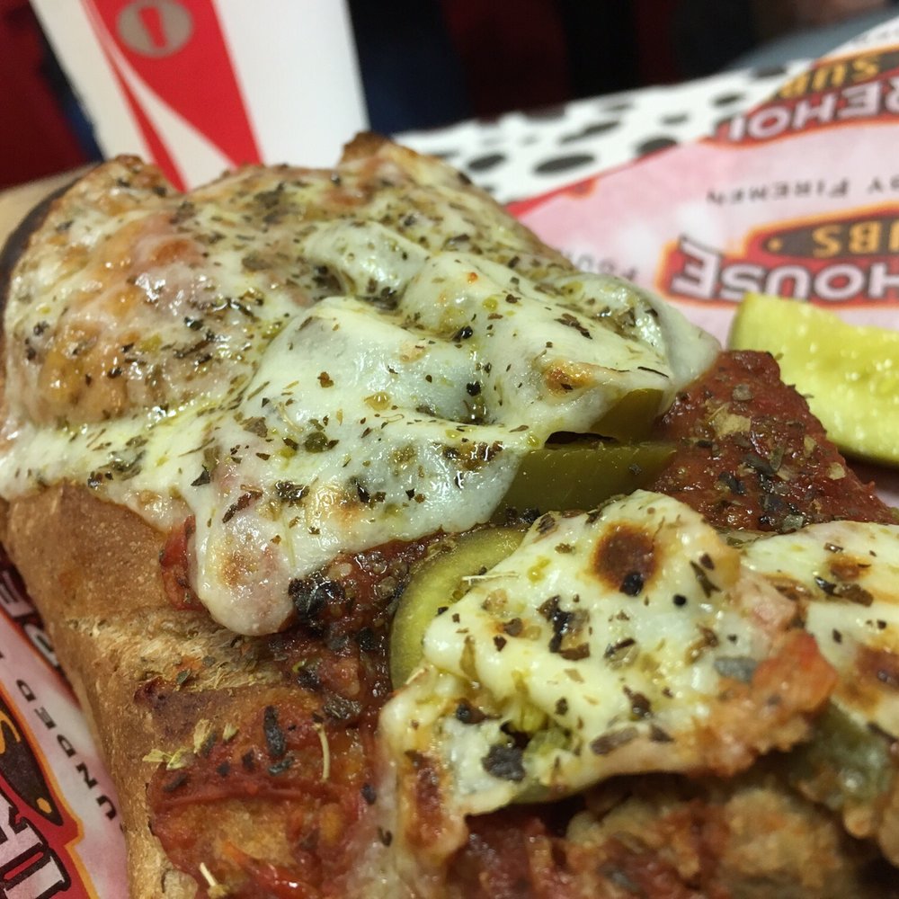 Firehouse Subs - Meatball sub on wheat with jalapenos. - Sandwiches Near Me - Kingstowne, Virginia Firehouse Subs - Meatball sub on wheat with jalapenos. - Sandwiches Near Me - Kingstowne, Virginia