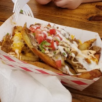 Mingo's Latin Kitchen - Loaded fries with brisket - Food Trucks Near Me