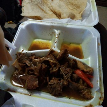 Yardies Restaurant - Curry goat roti? Terrible! It has alot of oil and it taste watered down. Never again. - Caribbean Near Me - Elmont, New York Yardies Restaurant - Curry goat roti? Terrible! It has alot of oil and it taste watered down. Never again. - Caribbean Near Me - Elmont, New York