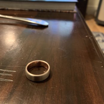 Scintillant Studio - We essentially made two rings fused into one, white gold outside and rose gold interior. This is the finished product! - Art Classes Near Me - San Francisco, California Scintillant Studio - We essentially made two rings fused into one, white gold outside and rose gold interior. This is the finished product! - Art Classes Near Me - San Francisco, California