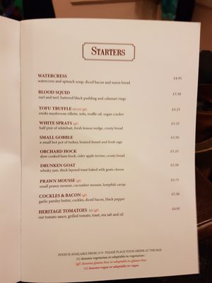 Menu photo 6 Three Daws Gravesend, KEN