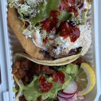 Don Panchito - Spicy pork taco and shrimp tostadas - Mexican Near Me - Brooklyn, New York Don Panchito - Spicy pork taco and shrimp tostadas - Mexican Near Me - Brooklyn, New York