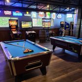 Pinball, arcade games, foosball, ping pong, billiards, darts, and more