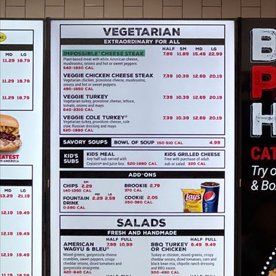 Menu photo 6 Capriotti's Sandwich Shop Moreno Valley, CA
