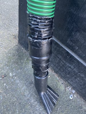 Photo of M & R Car Wash - Daly City, CA, US. Duct Tape on Hose, no suction whatsoever