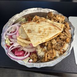 Chicken gyro bowl