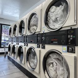 Tahoe LaundryBox - Dryers in action at Tahoe LaundryBox.
