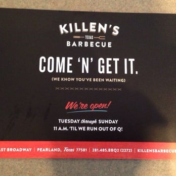 Killen's Barbecue - Barbeque Near Me - Pearland, Texas Killen's Barbecue - Barbeque Near Me - Pearland, Texas
