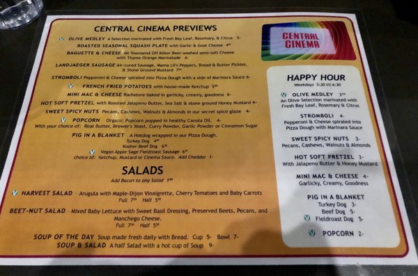 Menu photo 4 Central Cinema Seattle, WA Menu photo 4 Central Cinema Seattle, WA