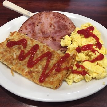 The Best Breakfast Cafe - Ham steak breakfast - American Near Me - Oxnard, California