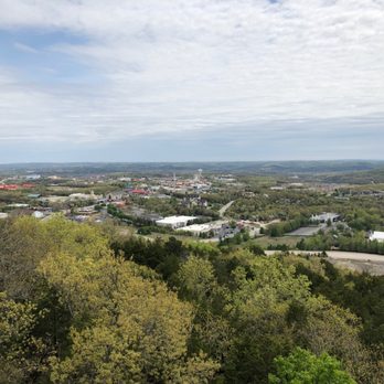Henning State Conservation Area - Branson and the Ferris wheel from tower. - Parks Near Me - Branson, Missouri
