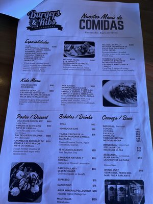 Menu photo 4 Burgers & Ribs Ensenada, BCN Menu photo 4 Burgers & Ribs Ensenada, BCN