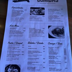 Burgers & Ribs - Menu
