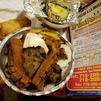 PimPollo - a plate of food on a table - Colombian Near Me - East Elmhurst, New York