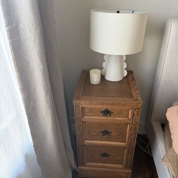 Wood Restoration - Refinished nightstand - Refinishing Services Near Me Wood Restoration - Refinished nightstand - Refinishing Services Near Me