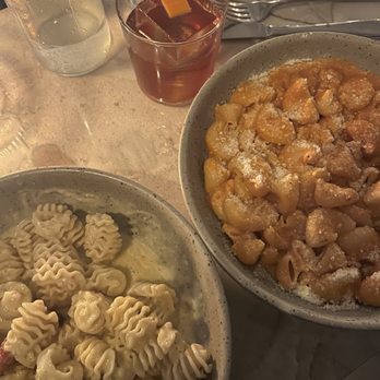 Dovetail - Carbonara and spicy rigatoni - American Near Me - Vancouver, British Columbia Dovetail - Carbonara and spicy rigatoni - American Near Me - Vancouver, British Columbia