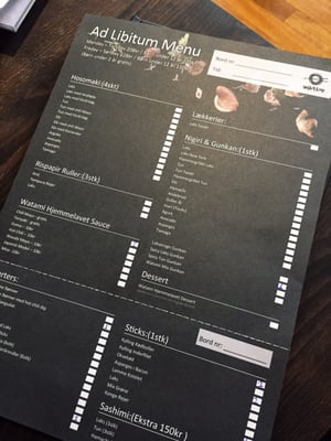 Menu photo 2 Watami Gentofte, 84