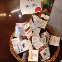 Earth Fare - Free tulsi tea. Chamomile n honey.