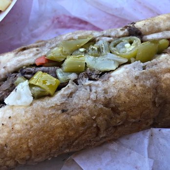 Portillo's Champaign - ITALIAN BEEF Our own famous recipe - Hot Dogs Near Me - Champaign, Illinois