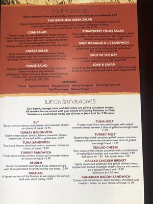 Menu photo 3 Two Brothers Kitchen Anthem, AZ