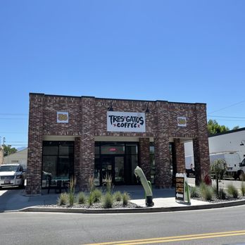 Tres Gatos Coffee - the front of the building - Desserts Near Me - Midvale, Utah Tres Gatos Coffee - the front of the building - Desserts Near Me - Midvale, Utah