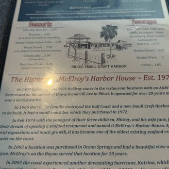 McElroy's Harbor House - Seafood Near Me - Biloxi, Mississippi