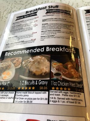 Menu photo 1 Stuffy's II Longview, WA