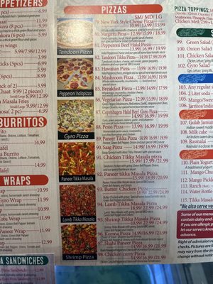 Menu photo 4 Bombay Curry & Pizzeria Gardena, CA Menu photo 4 Bombay Curry & Pizzeria Gardena, CA