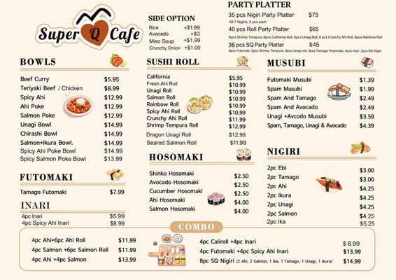 Menu photo 5 Smooshi Bento Honolulu, HI